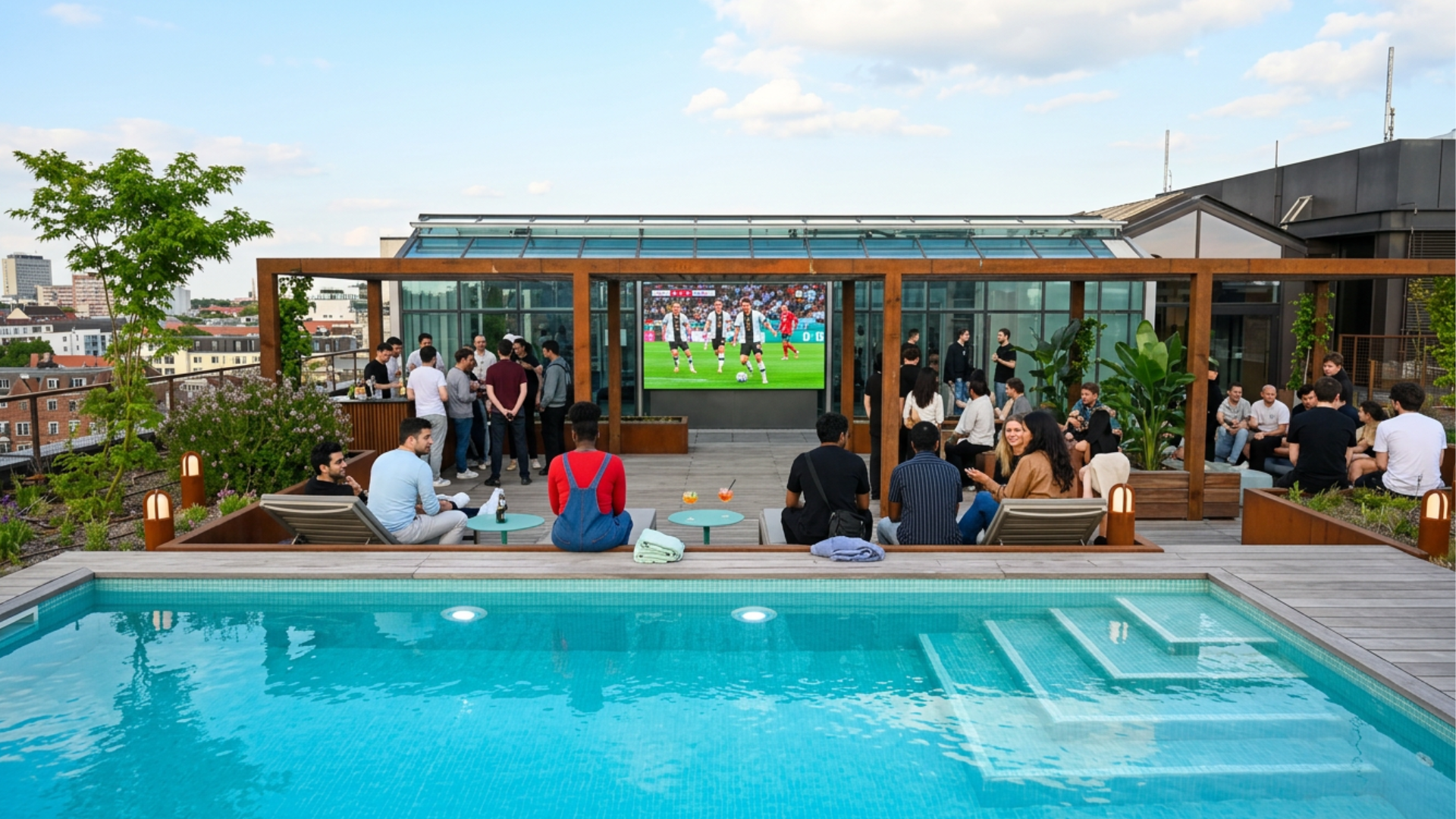 The Delta Campus - Rooftop World Cup Viewing Series